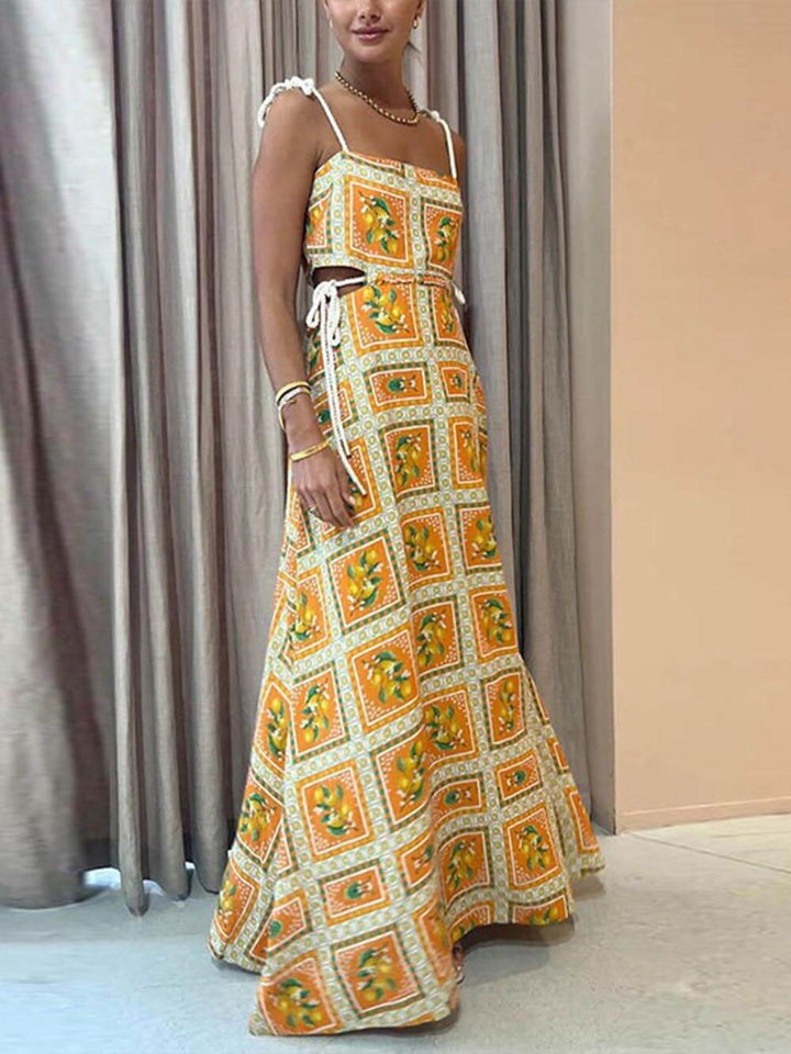 Liv | Summer Maxi Dress Square Neck