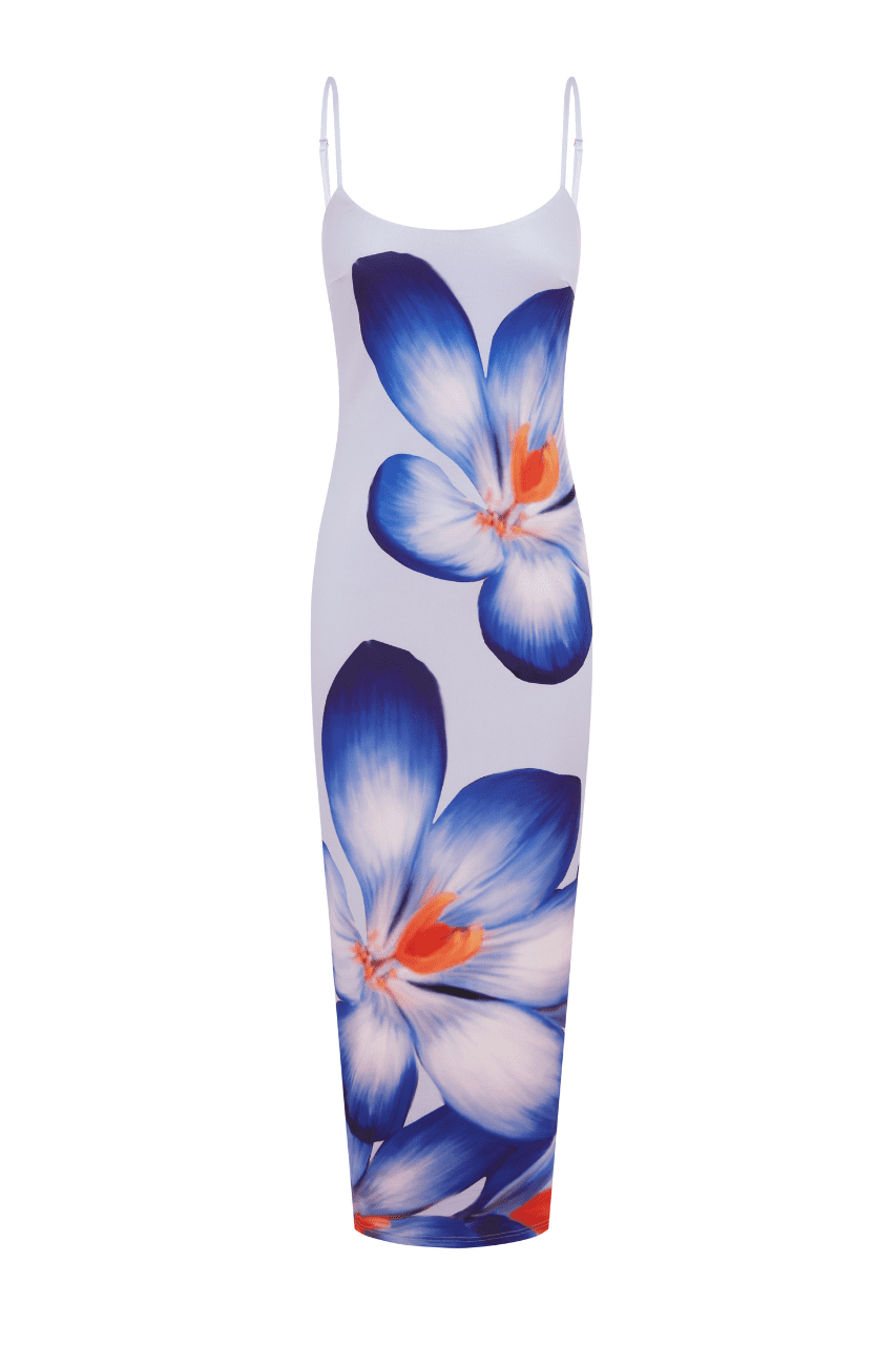 Karen | Maxi Summer Dress with Floral Print and Bodycon Fit
