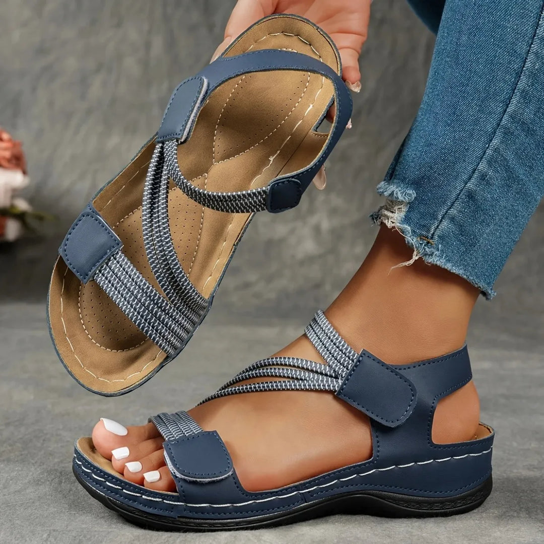 Women's Orthopedic Open Toe Sandals with Adjustable Strap