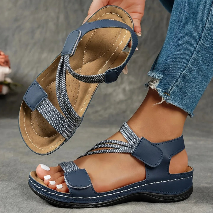 Women's Orthopedic Open Toe Sandals with Adjustable Strap