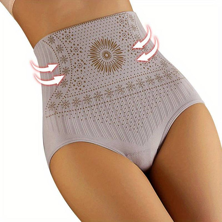 Women's High Waist Shaping Briefs with Tummy Control Panel