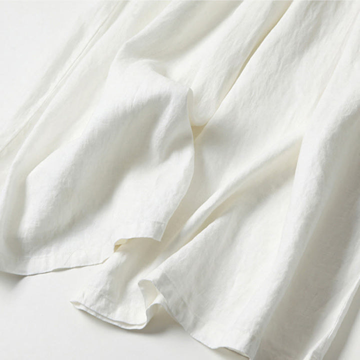 Bette | Wide Leg Culottes with Wrap Waist and Pleated Detail
