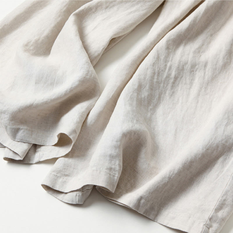 Bette | Wide Leg Culottes with Wrap Waist and Pleated Detail