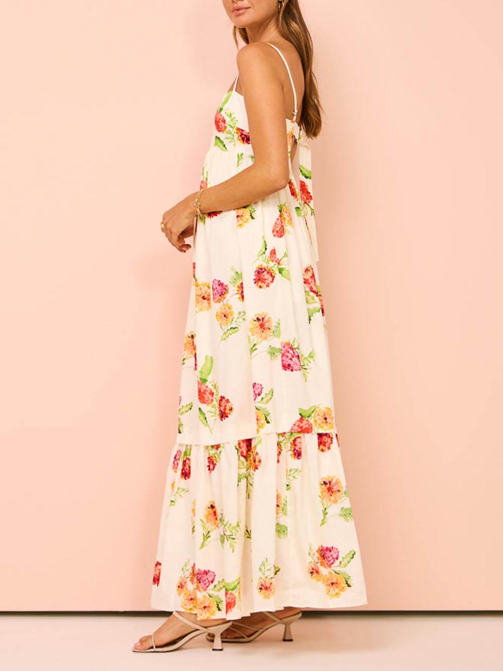 Rowan | Summer Maxi Dress Casual Open Back
