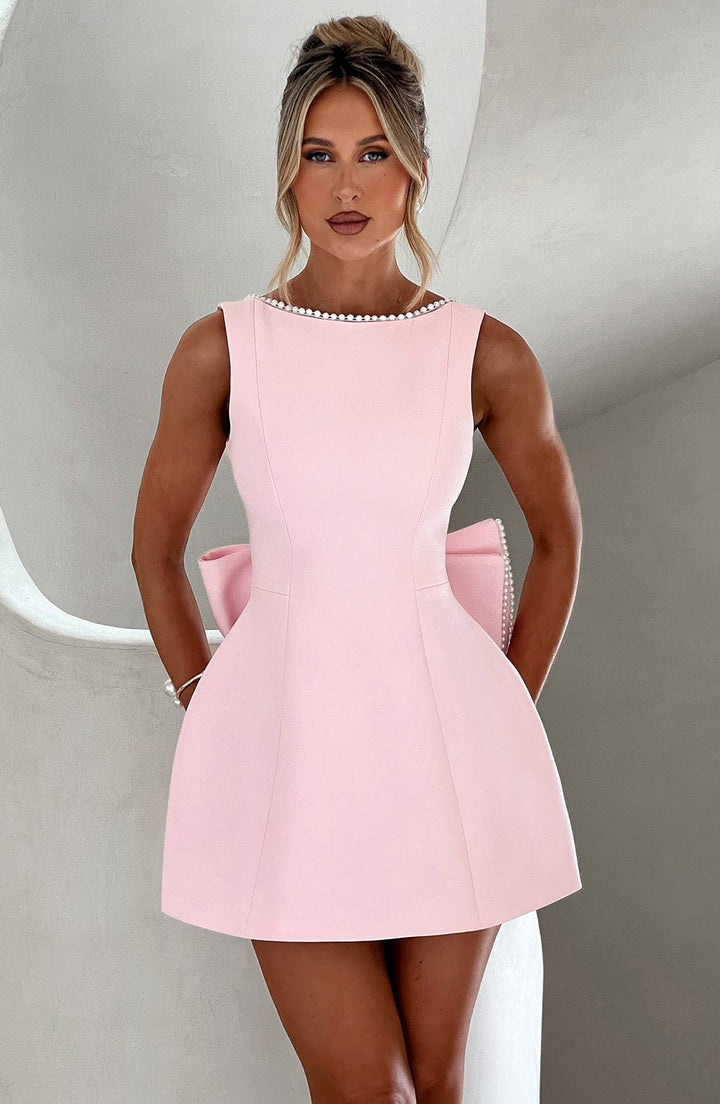 Women's Sleeveless A Line Mini Dress