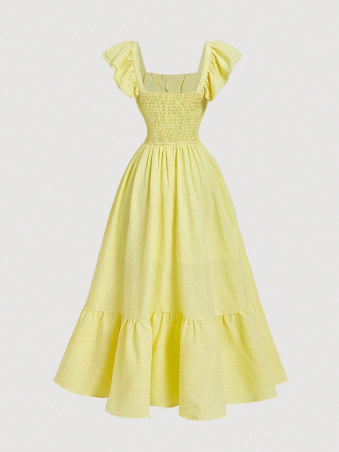 Flora | Cocktail Maxi Dress Off-Shoulder Ruffled
