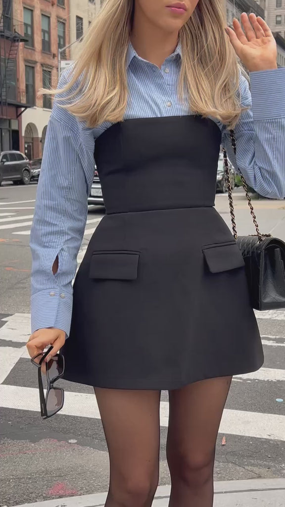 Vivian | Mini Cocktail Dress with Strapless Bodice