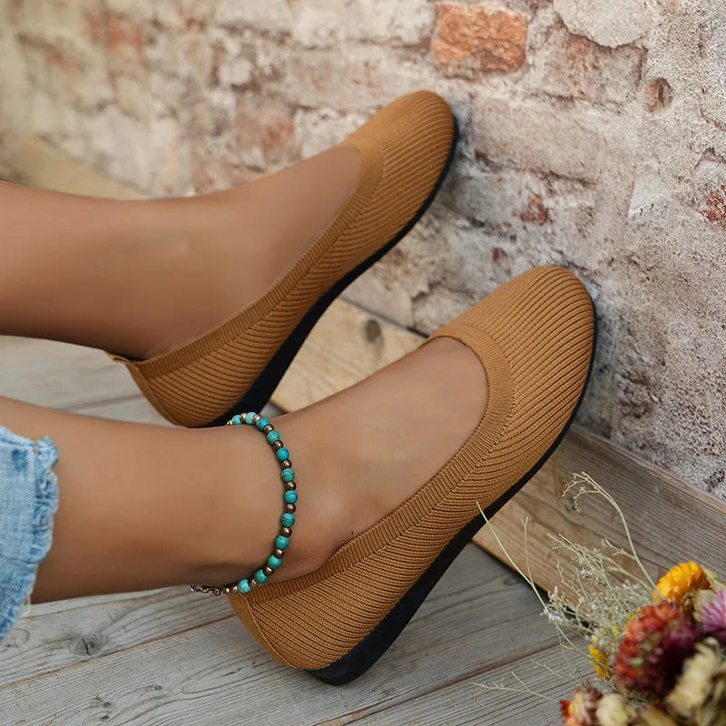 Angela | Orthopedic Flat Shoes with Slip On Fit
