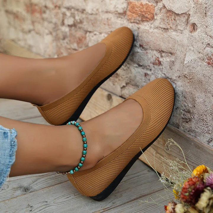Angela | Orthopedic Flat Shoes with Slip On Fit