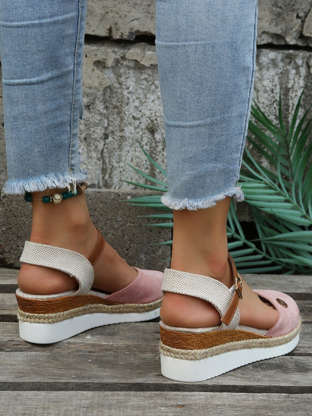 Ruby | Orthopedic Espadrille with Ankle Strap and Closed Toe