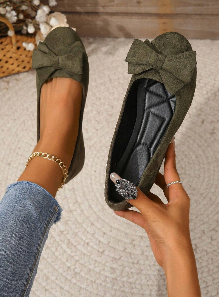 Blossom | Orthopedic Flat Shoes with Bow Detail