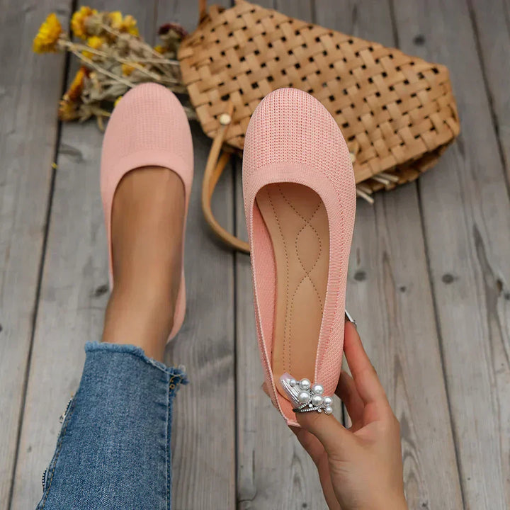 Angela | Orthopedic Flat Shoes with Slip On Fit