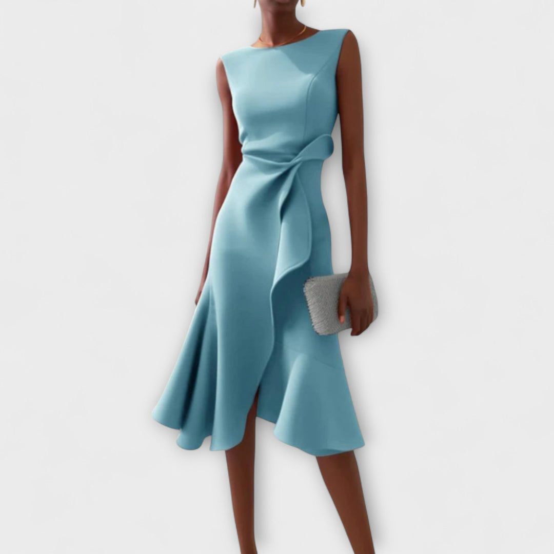 Eleanor | Cocktail Midi Dress Sleeveless