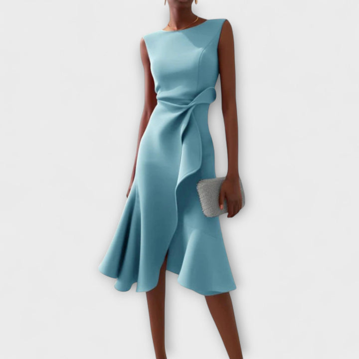 Eleanor | Cocktail Midi Dress Sleeveless