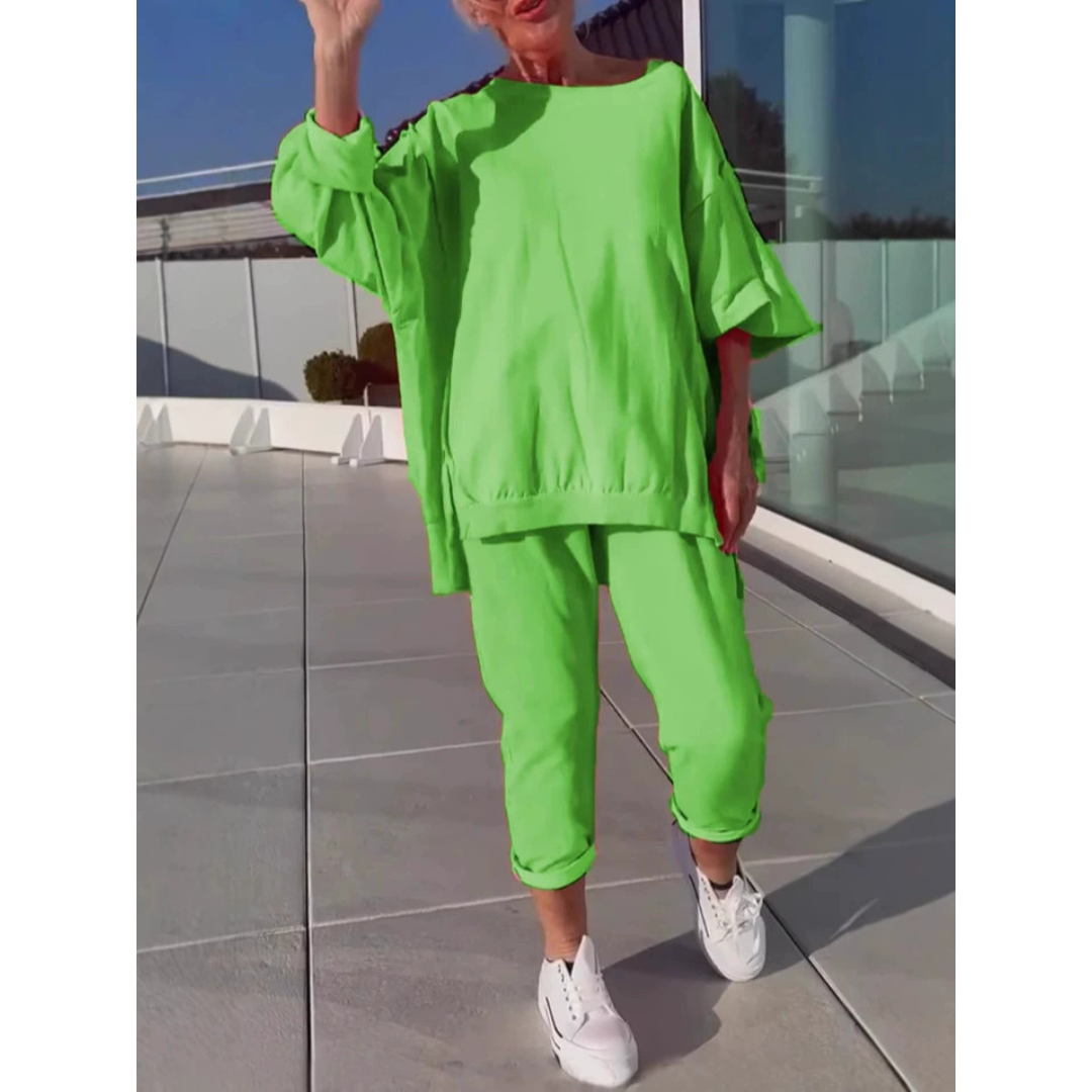 Neon | Loungewear Set with Oversized Sweatshirt and Jogger Trousers