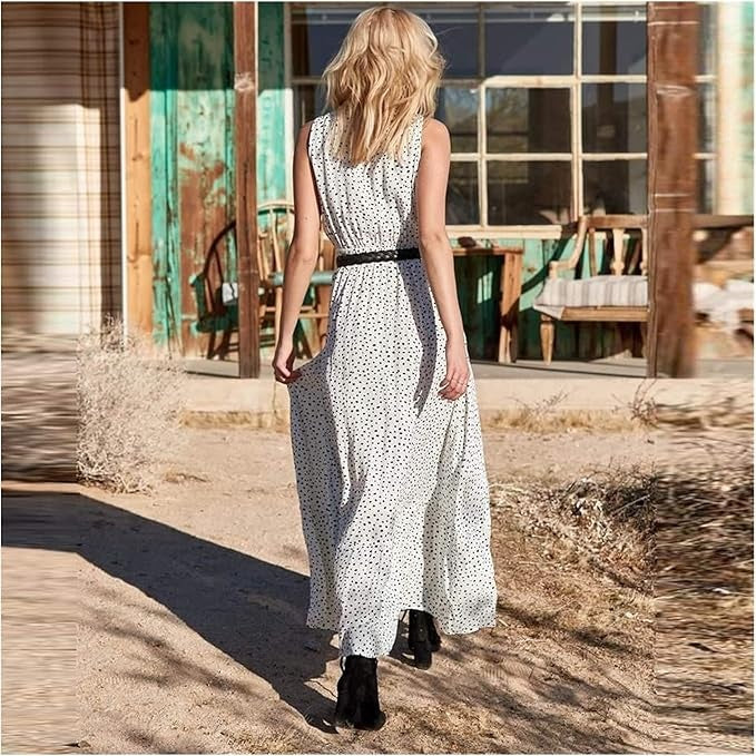 Ella | Maxi Summer Dress with Boho Print and Ruffle Hem