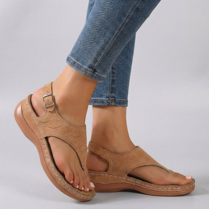Amelia | Orthopedic Wedge Sandal with Ankle Strap