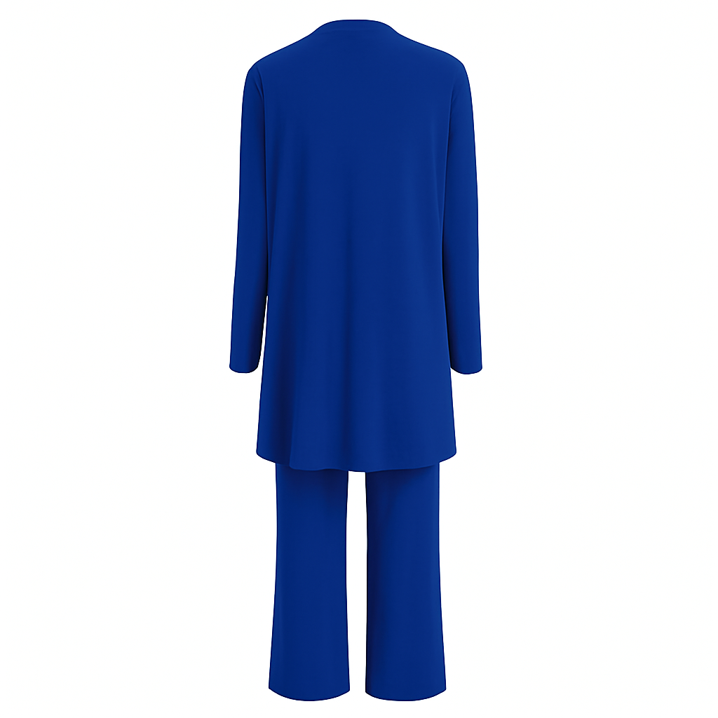 Celia | Co-ord Set with Open Cardigan and Wide Leg Trousers