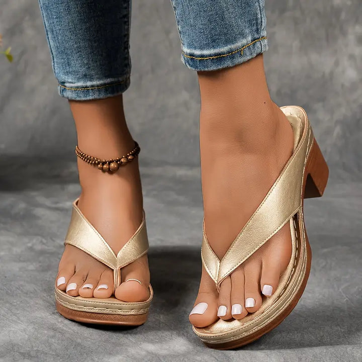 Abigail | Orthopedic Heeled Sandals Comfortable Open Toe