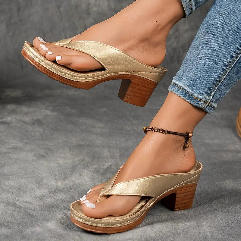 Abigail | Orthopedic Heeled Sandals Comfortable Open Toe