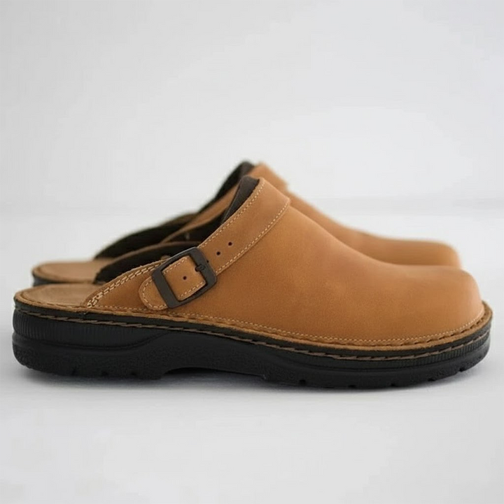 Edith | Orthopedic Mules with Buckle Strap