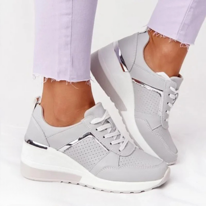 Women's Orthopedic Platform Sneakers with Wedge Sole
