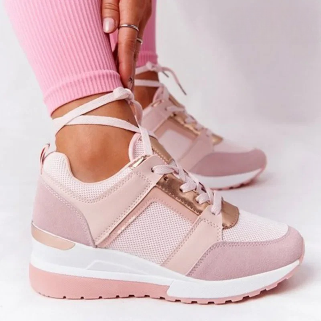 Women's Orthopedic Platform Sneakers with Wedge Sole
