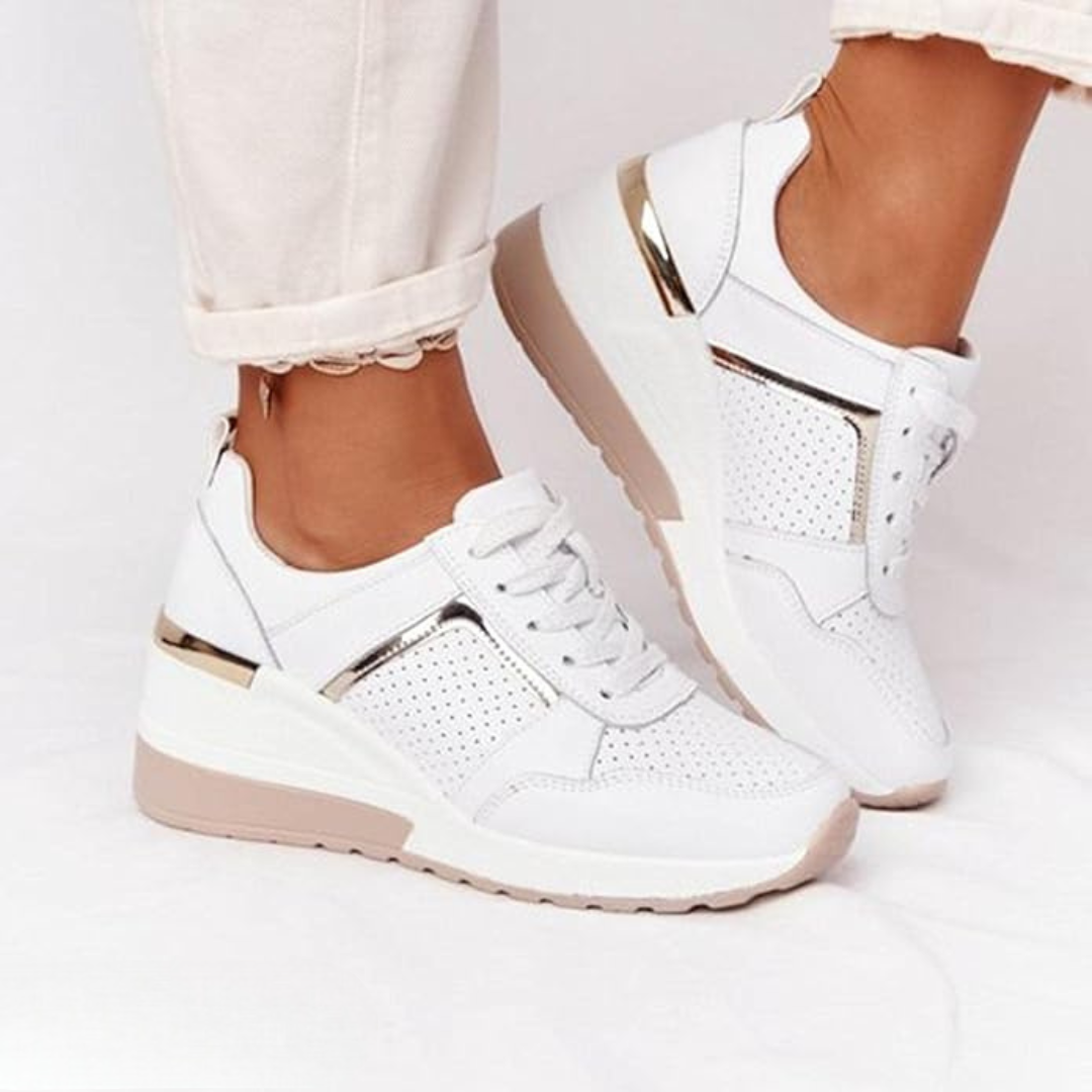 Women's Orthopedic Platform Sneakers with Wedge Sole