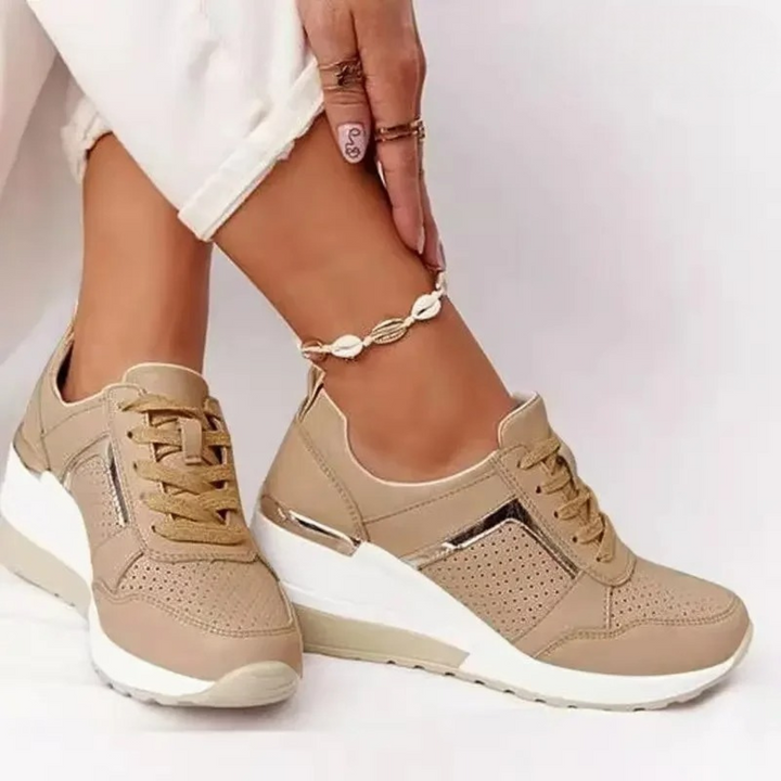 Women's Orthopedic Platform Sneakers with Wedge Sole