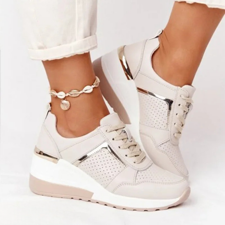 Women's Orthopedic Platform Sneakers with Wedge Sole