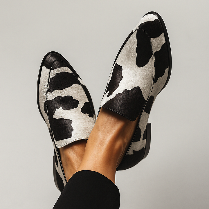 Margot | Orthopedic Loafers with Animal Print