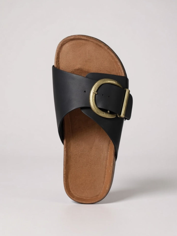 Women's Orthopedic Slip On Sandals with Wide Strap