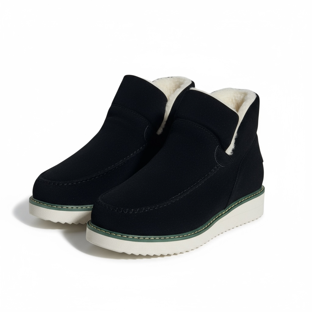 Women's Orthopedic Slip-On Ankle Boots with Flat Sole