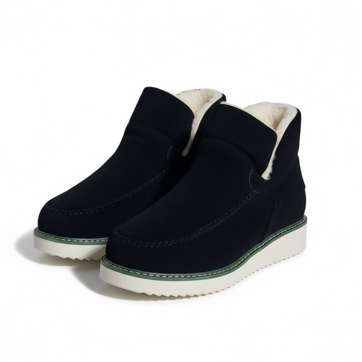 Women's Orthopedic Slip-On Ankle Boots with Flat Sole