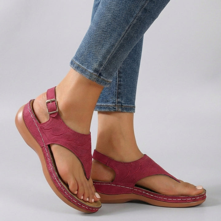 Amelia | Orthopedic Wedge Sandal with Ankle Strap