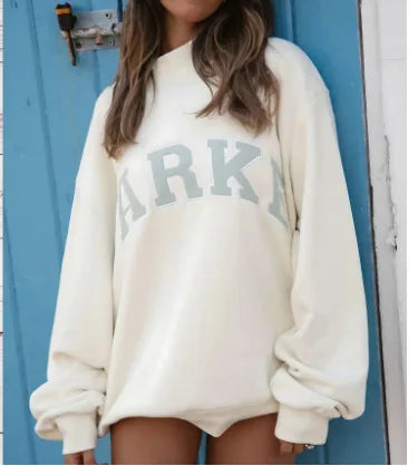 Barki | Slogan Sweatshirt with Relaxed Shape
