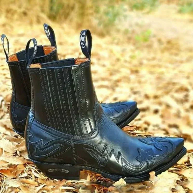 Bradley | Orthopedic Cowboy Boots for Women with Stitching
