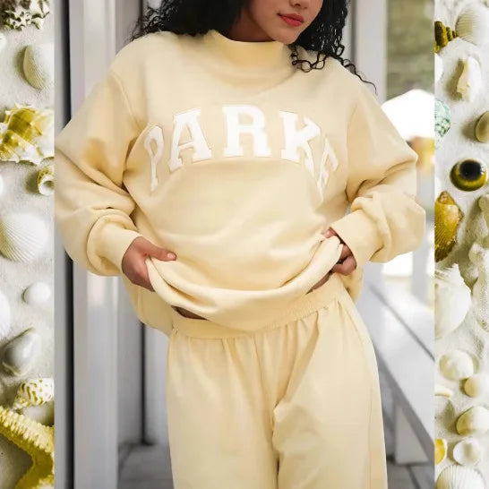 Barki | Slogan Sweatshirt with Relaxed Shape