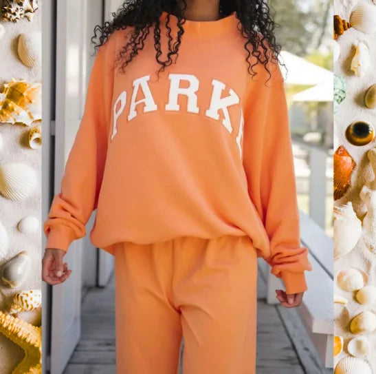 Barki | Slogan Sweatshirt with Relaxed Shape