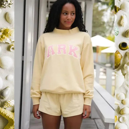 Barki | Slogan Sweatshirt with Relaxed Shape