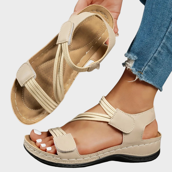Women's Orthopedic Open Toe Sandals with Adjustable Strap
