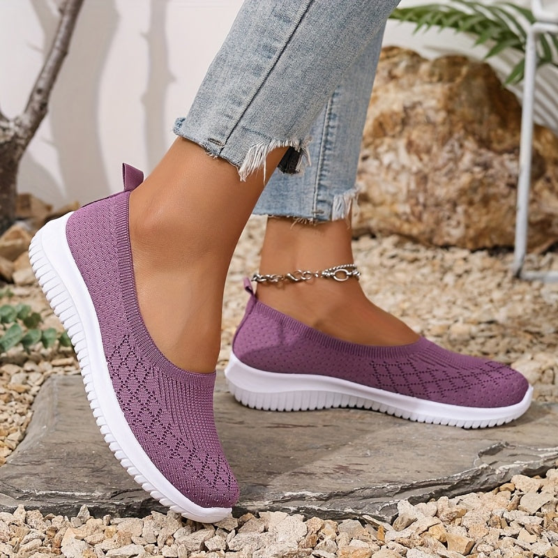Women's Orthopedic Slip-On Sneakers with Round Toe