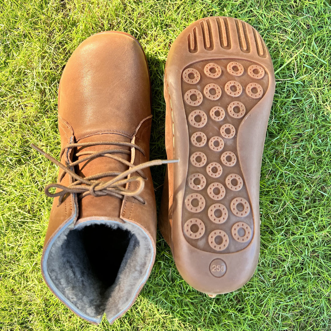 Women's Orthopedic Chukka Ankle Boots with Flat Sole