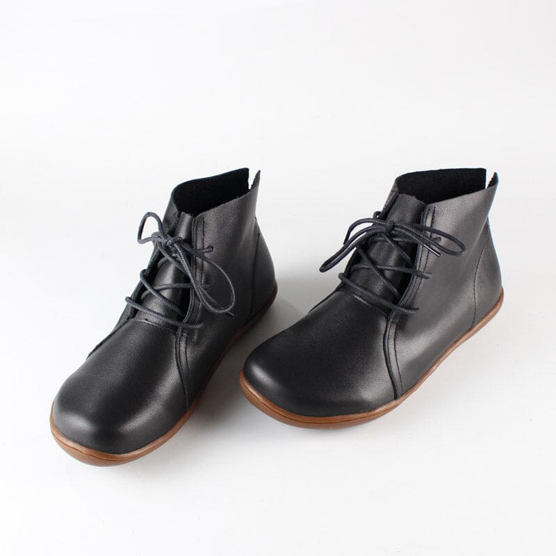 Women's Orthopedic Chukka Ankle Boots with Flat Sole