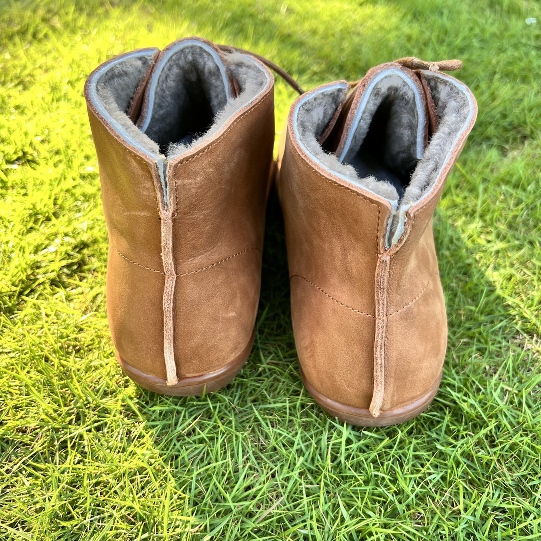 Women's Orthopedic Chukka Ankle Boots with Flat Sole