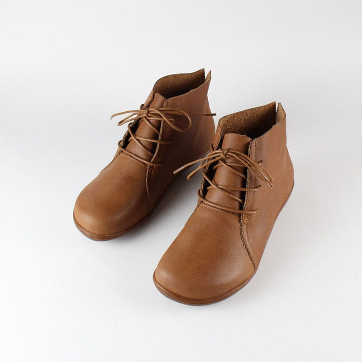 Women's Orthopedic Chukka Ankle Boots with Flat Sole