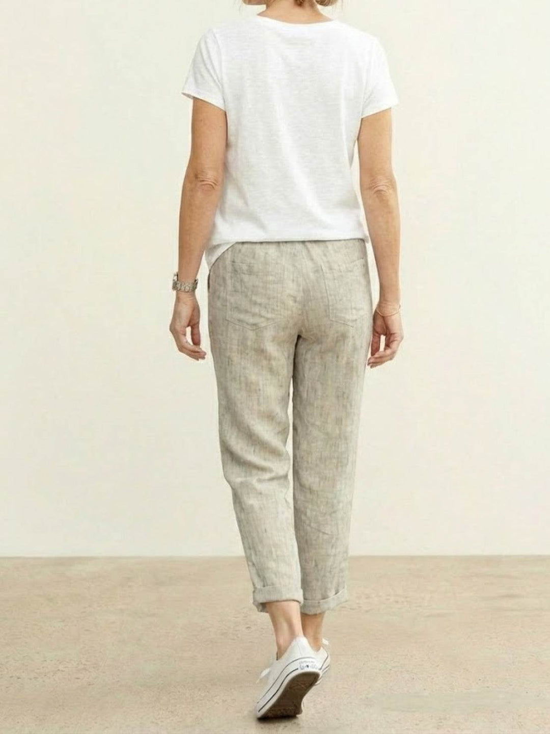 Alexa | Women's Trousers Drawstring Slim Fit