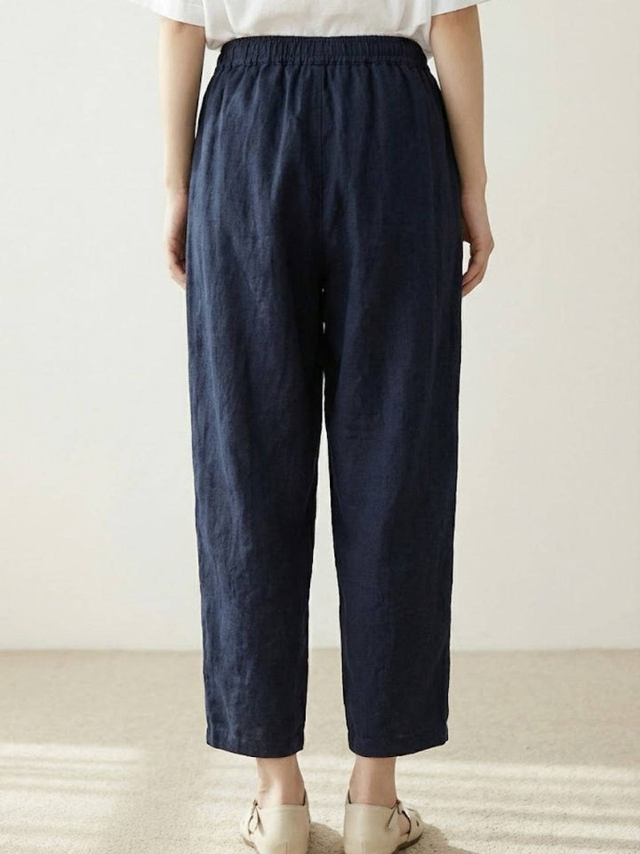 Alexa | Women's Trousers Drawstring Slim Fit