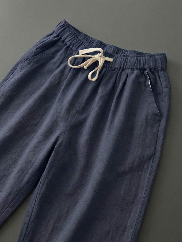 Alexa | Women's Trousers Drawstring Slim Fit