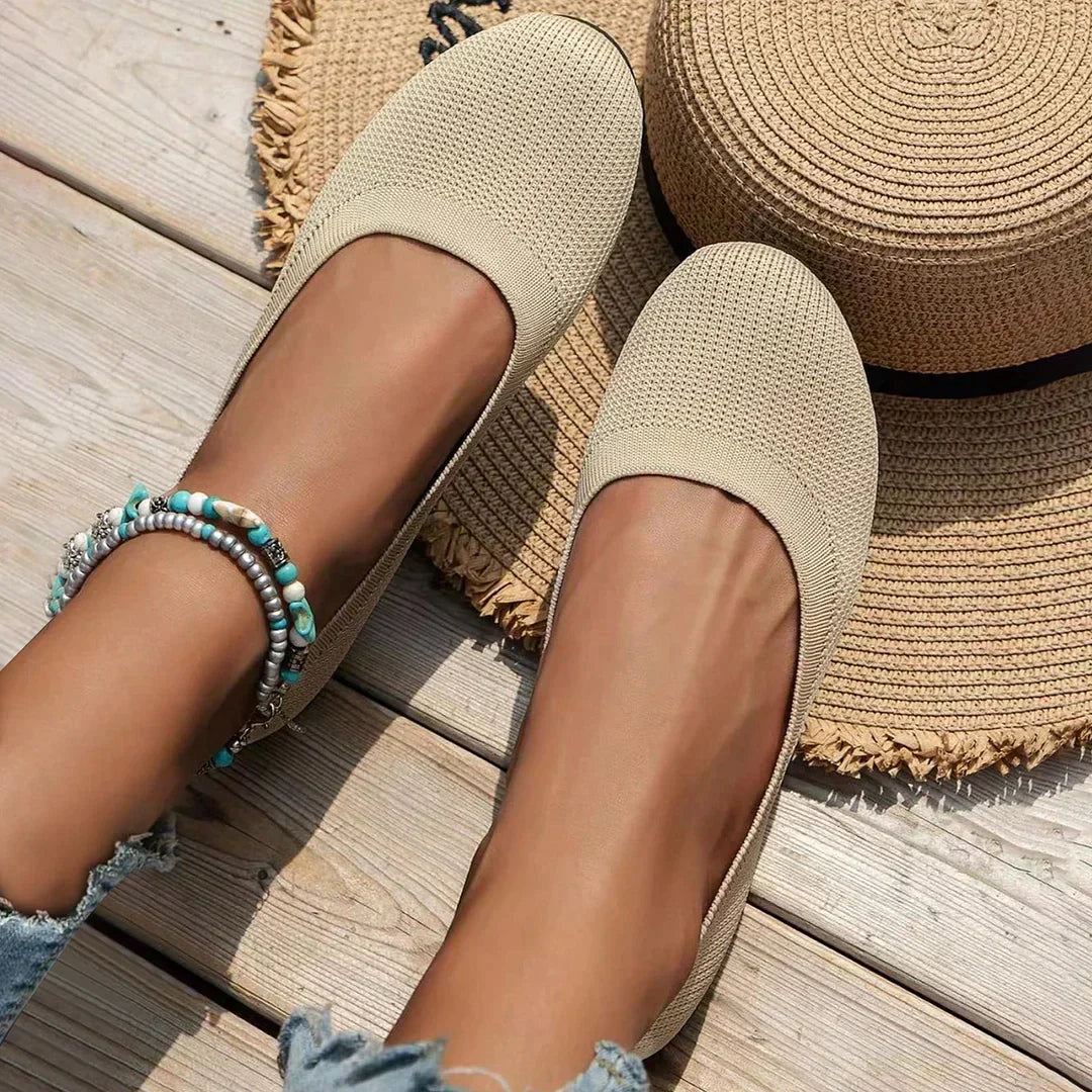 Angela | Orthopedic Flat Shoes with Slip On Fit